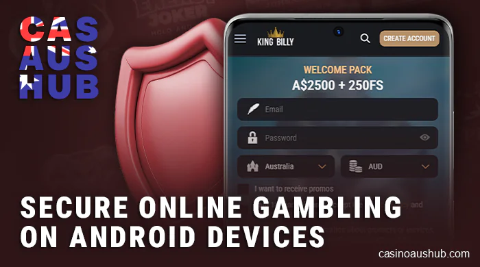 The security of android online casino for Australian users