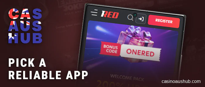 Choose an Australian casino with a mobile app