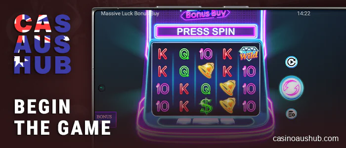 Start playing pokies through the online casino app