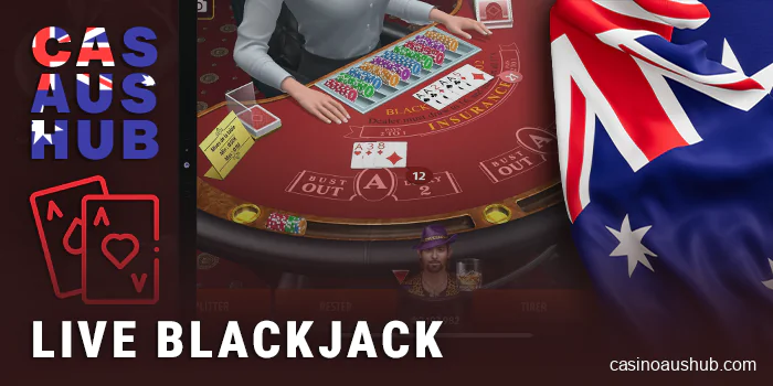 Blackjack games with dealers at AU online casinos