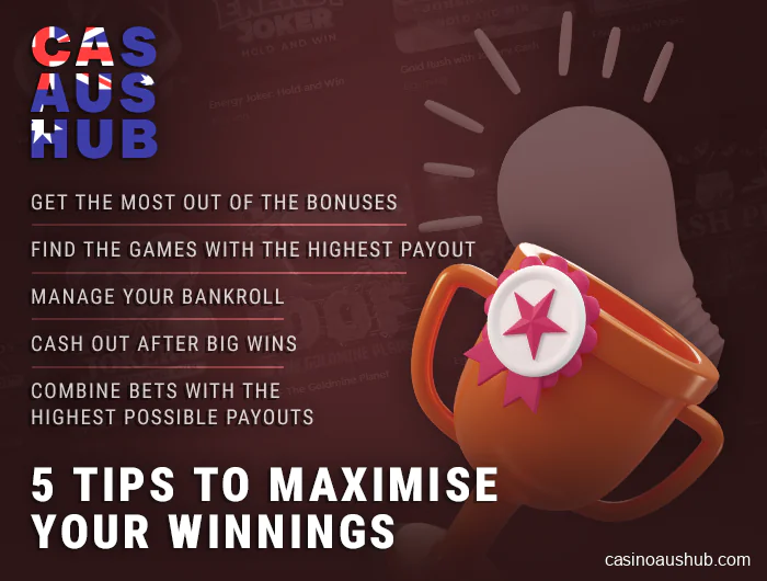 Tips for max winnings at AUS online casinos