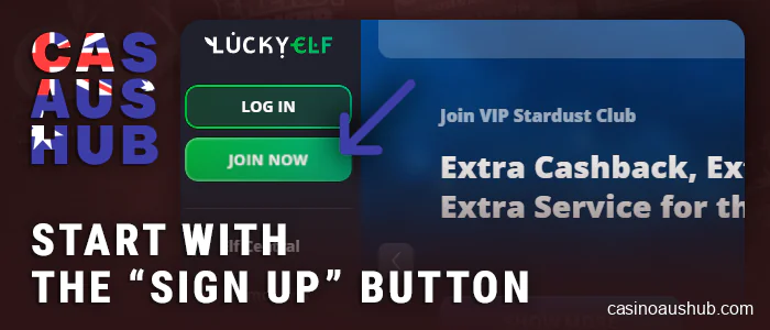 Start registration at a casino with live games