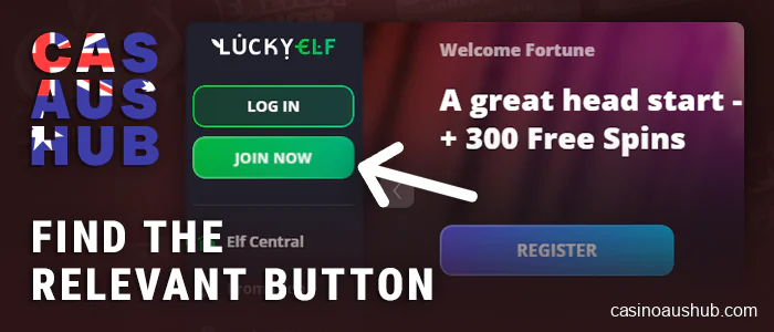 Start the registration process at MasterCard Casino Sites