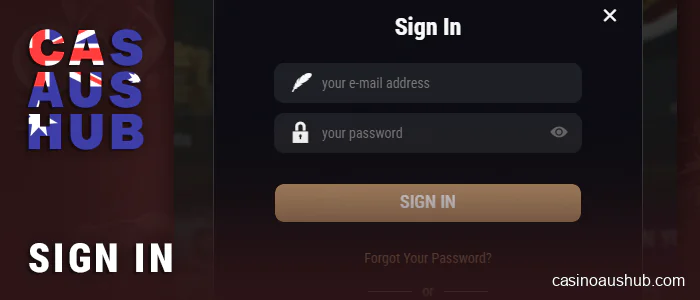 Authorize in PaySafe Casino after registration