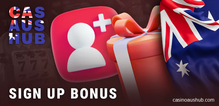 Online casinos with Australian players signup bonus