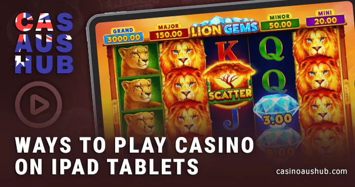 Instructions for online gambling on iPad - how to play casino on iPad