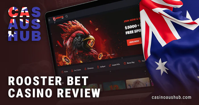 Read the review for Australians on Rooster Bet online casino